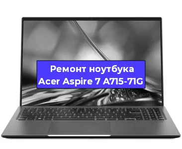 Замена кулера на ноутбуке Acer Aspire 7 A715-71G в Москве